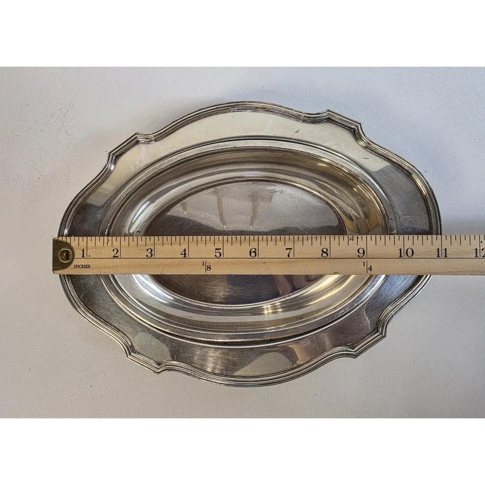 Vintage Sheffield Silverplated Tray Two Piece 544 11b‎